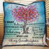 A Gift For My Beloved Granddaughter Quilt Blanket Np109  Quilt
